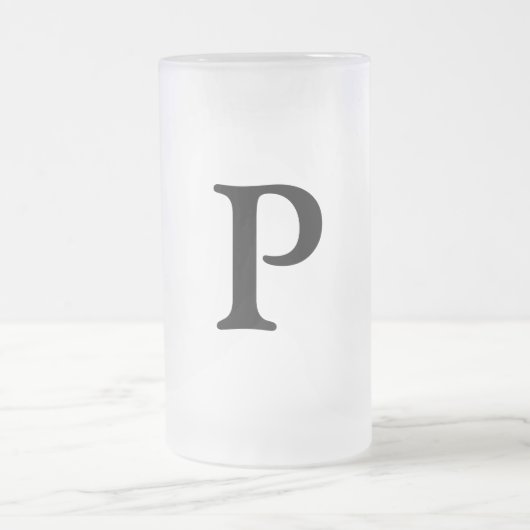 ganz einfach Ihren Namen MONOGRAM TRAUZEUGE hinzuf Mattglas Bierglas (Mittel)