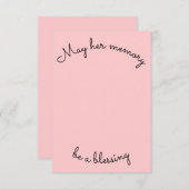 Ganz einfach, ob ihr Gedächtnis eine Glückskarte i Dankeskarte (Vorne/Hinten)