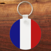 Ganz französische Flagge! Schlüsselanhänger (Vorderseite)