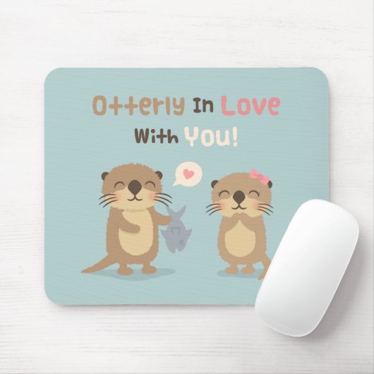 Ganz in Liebe mit Ihnen, Niedlicher Funny Otter Pu Mousepad (Mit Mouse)