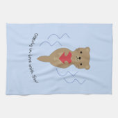 Ganz in Liebe mit Ihnen Otter Geschirrtuch (Horizontal)