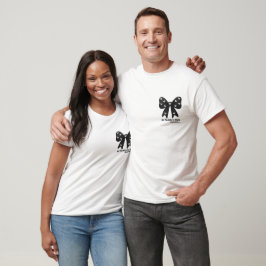 Ganz in Stil gebunden – Chic-Minimalist-Bow-T-Shir T-Shirt