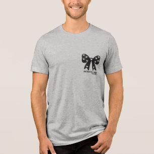 Ganz in Stil gebunden – Chic minimalistisches Hemd Tri-Blend Shirt
