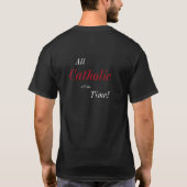 Ganz katholisch ständig! T-Shirt (Rückseite)