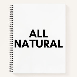 ganz natürlich notizblock