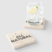 ganz natürlich steinuntersetzer (Seitenansicht)