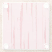 Ganz New York City Speedy Pink Wolf Glasuntersetzer (Rückseite)