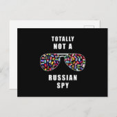 Ganz nicht ein russischer Spion Postkarte (Vorne/Hinten)