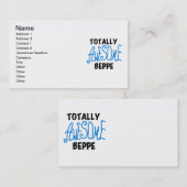 Ganz Phantastisch Beppe Tshirts und Geschenke Visitenkarte (Vorne/Hinten)