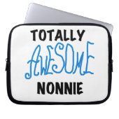 Ganz Phantastische Nonnie Blue Text Tshirts und Ge Laptopschutzhülle (Vorderseite)