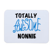 Ganz Phantastische Nonnie Blue Text Tshirts und Ge Magnet (Horizontal)
