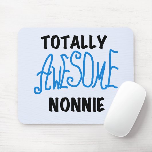 Ganz Phantastische Nonnie Blue Text Tshirts und Ge Mousepad (Mit Mouse)