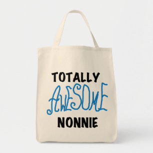 Ganz Phantastische Nonnie Blue Text Tshirts und Ge Tragetasche