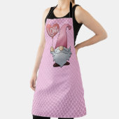 Ganz Pink auf rosa Herzen Gnome Küche Schürze (InSitu)