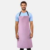 Ganz rosa auf rosa Herzen Küche Schürze (Getragen)