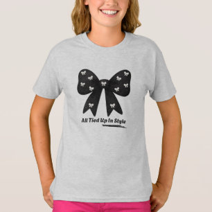 Ganz Stilvoll Gebunden – Chic-Minimalistisches-Sch T-Shirt