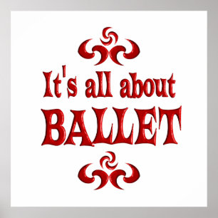 GANZ ÜBER BALLETT POSTER