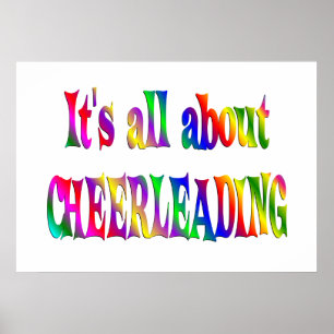 Ganz über Cheerleading Poster