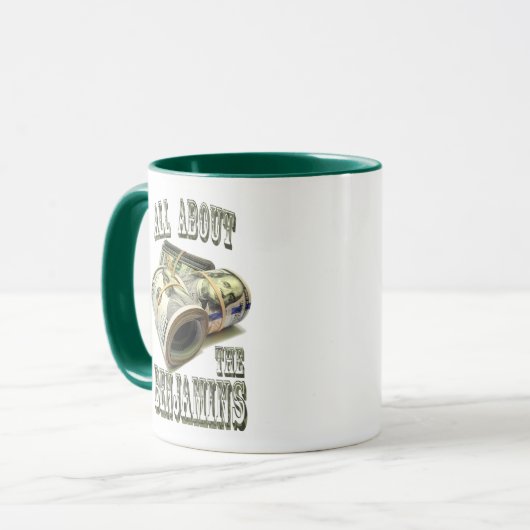 GANZ ÜBER DAS BENJAMINS TASSE (Vorderseite Links)