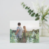 GANZ ÜBER DEN NAMEN FEIERTAGSPOSTKARTE (Stehend Vorderseite)