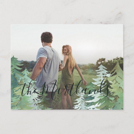 GANZ ÜBER DEN NAMEN FEIERTAGSPOSTKARTE (Vorderseite)