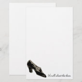 Ganz über die Schuhe… Briefpapier (Vorne/Hinten)