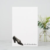 Ganz über die Schuhe… Briefpapier (Stehend Vorderseite)