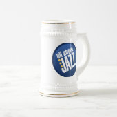 Ganz über Jazz-Tasse Bierglas (VorderseiteRechts)