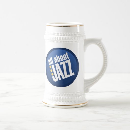 Ganz über Jazz-Tasse Bierglas (Rechts)