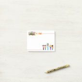 Ganz über post-it klebezettel (Auf Schreibtisch)