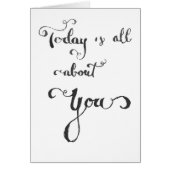 Ganz über Sie kardieren Sie - "malen Sie " (Vorne)