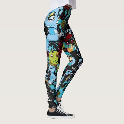 Ganz über Zombie-Leggings Leggings (Rechts)