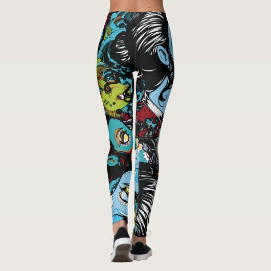 Ganz über Zombie-Leggings Leggings (Rückseite)