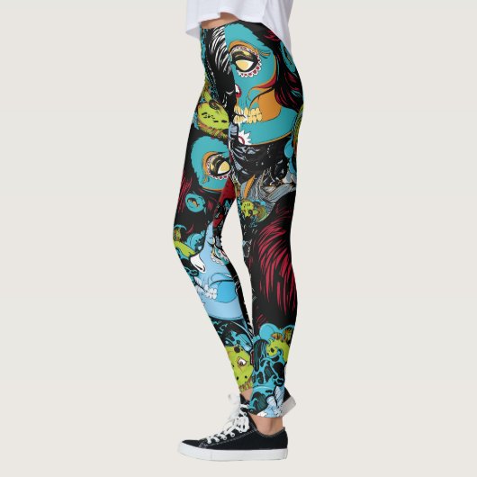 Ganz über Zombie-Leggings Leggings (Links)