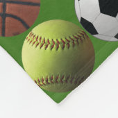 Ganz um Sport-Superstar Fleecedecke (Ecke)
