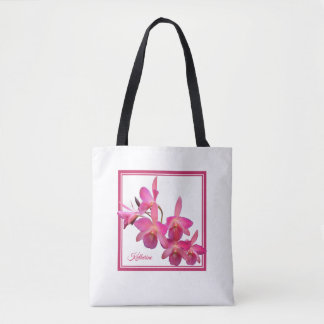 Ganz vorbei - drucken Sie Taschen-rosarote Tasche
