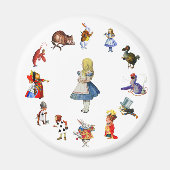 GANZE ALICE IM WUNDERLAND MAGNET (Vorne)