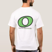 Ganze Anmerkungs-Männer weiß T-Shirt (Rückseite)