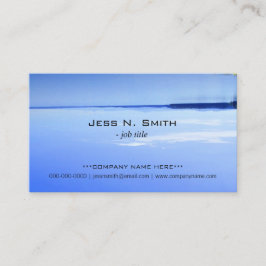 Ganze blaue Visitenkarten, Himmel und See Visitenkarte