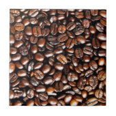 Ganze Bohnen-Kaffee-Muster Fliese (Vorderseite)