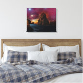 Ganze Cosmos Fantasy Landschaft Leinwanddruck (Insitu (Schlafzimmer))