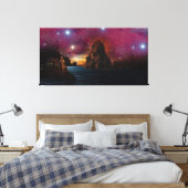 Ganze Cosmos Fantasy Landschaft Leinwanddruck (Insitu (Schlafzimmer))