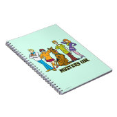 Ganze Gang 12 Mystery Inc. Notizblock (Rechte Seite)