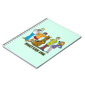 Ganze Gang 12 Mystery Inc. Notizblock (Linke Seite)