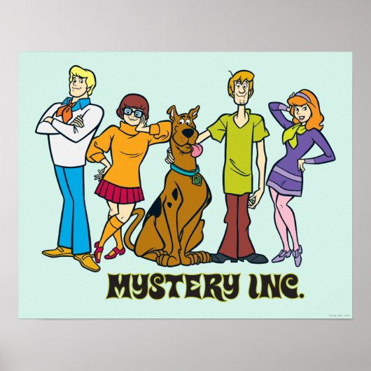 Ganze Gang 12 Mystery Inc. Poster (Vorne)