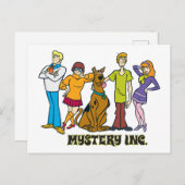 Ganze Gang 12 Mystery Inc. Postkarte (Vorne/Hinten)