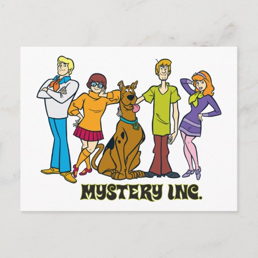 Ganze Gang 12 Mystery Inc. Postkarte (Vorderseite)