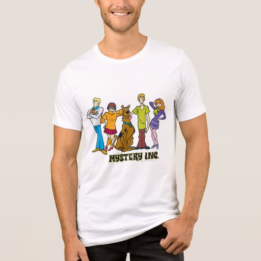 Ganze Gang 12 Mystery Inc. Tri-Blend Shirt (Vorderseite)