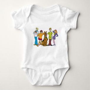Ganze Gang 14 Mystery Inc. Baby Strampler