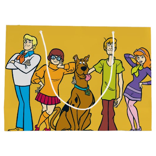 Ganze Gang 14 Mystery Inc. Große Geschenktüte (Rückseite)